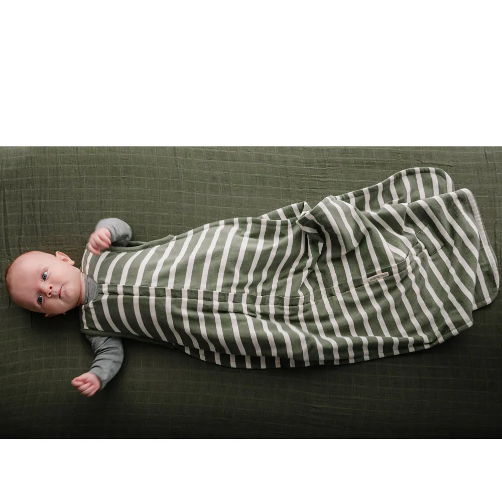 Woolbabe - Merino Wool Sleeping bag (Winter Duvet Weight) - Fern Stripe