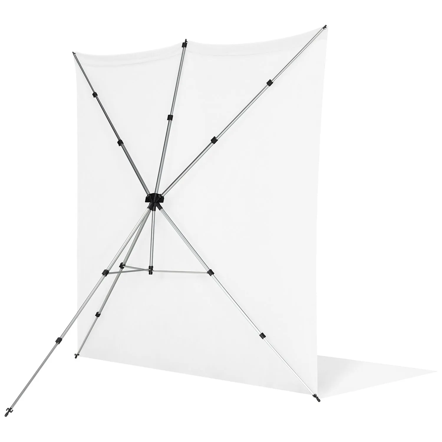 X-Drop Pro Wrinkle-Resistant Sweep Backdrop Kit - High-Key White (8' x 13')